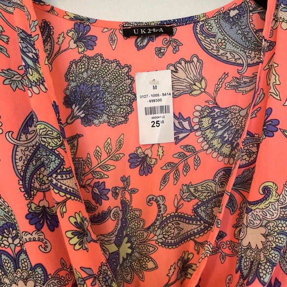 Neon Romper with Sleeves New with Tags - Picture 5 of 6